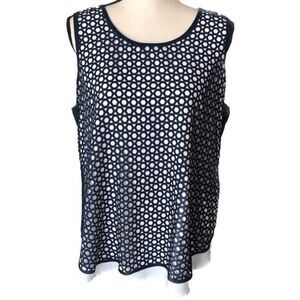 Zac & Rachel Geometric Layered Tank